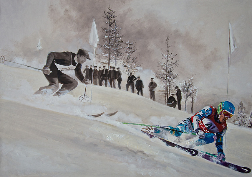 Ski alpin - damals und heute